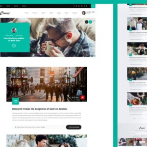 Comic – Personal Blog PSD Template