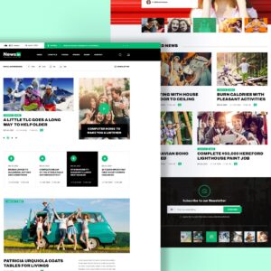 NewsIN – Modern Personal Blog PSD Template