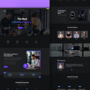 Portlu – Personal Portfolio & Agency HTML5 Template