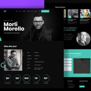 Sonx – Personal CV, Resume & Portfolio PSD Template