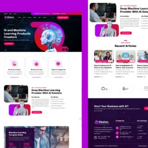 Viszion – Artificial Intelligence and Robotics HTML Template